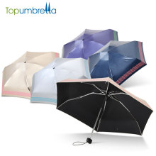 Différents types de matériau de tissu imperméable à l&#39;eau pas cher 5 pli parapluie